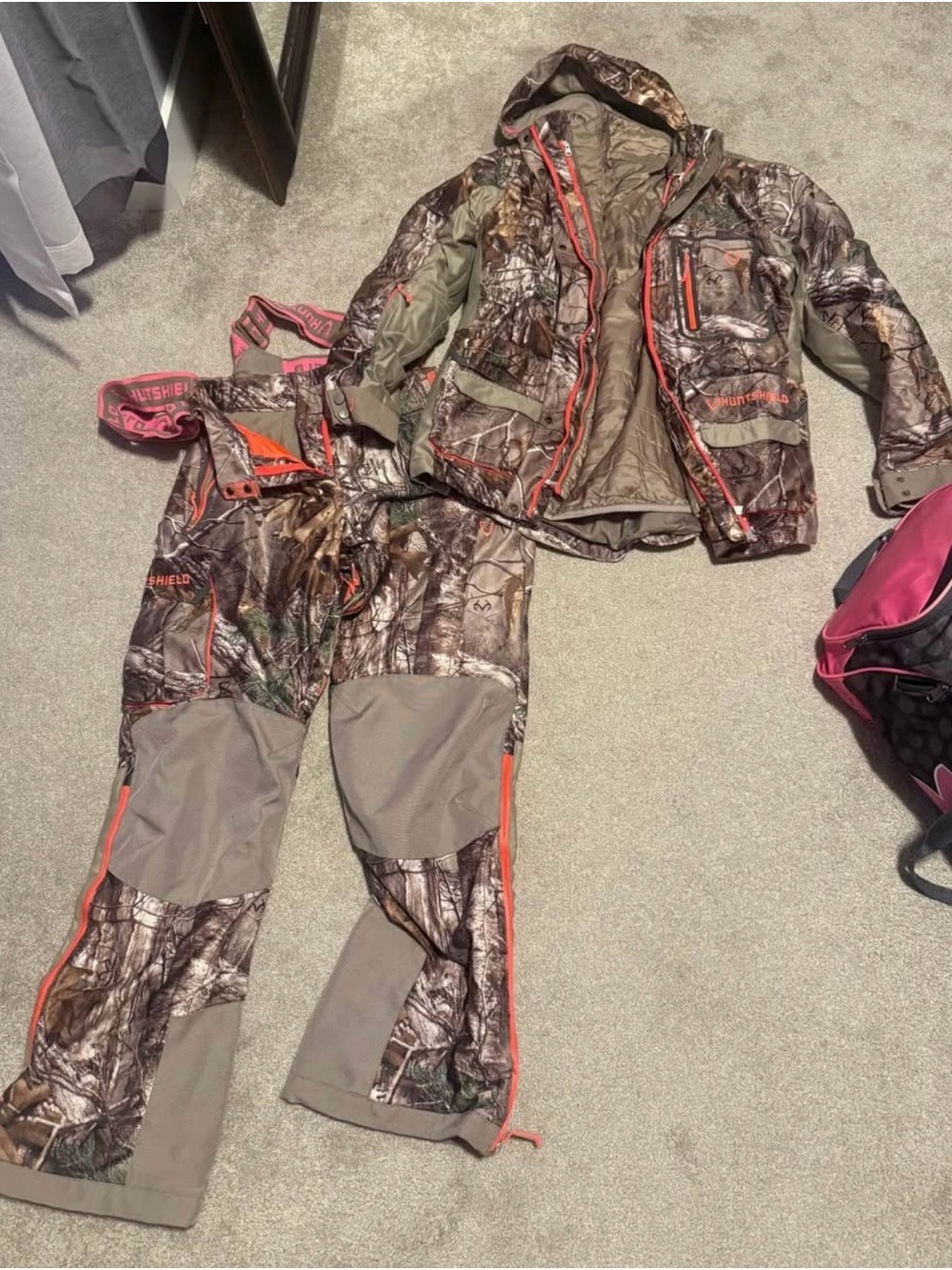 Huntshield 4 in 1 waterproof hunting camo set